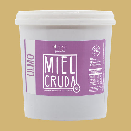 miel de ulmo en balde